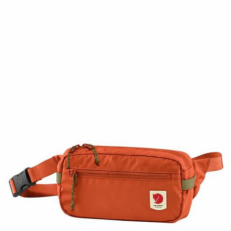 Fjallraven Women High Coast Waist Bag Red PH283083 Philippines